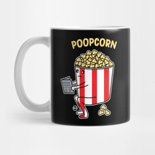 poopcorn - funny pooping popcorn Mug